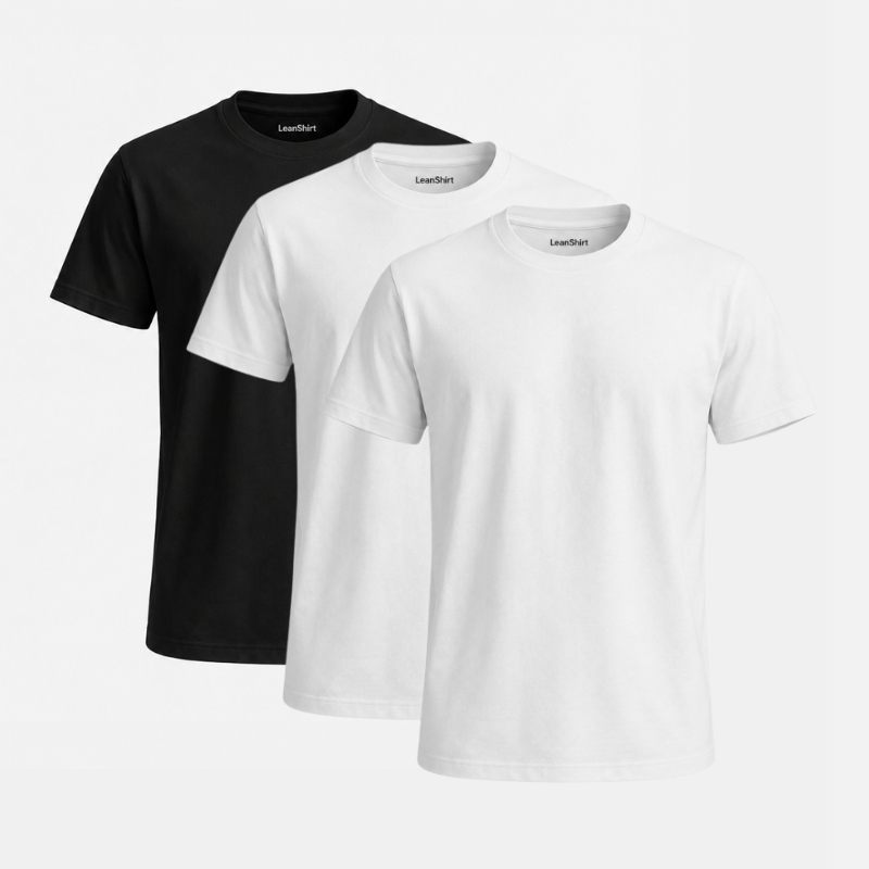 Pack de 3 : 1 noir + 2 blanc